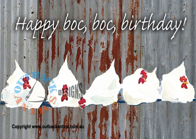 Happy Boc Boc Birthday 6-Pack
